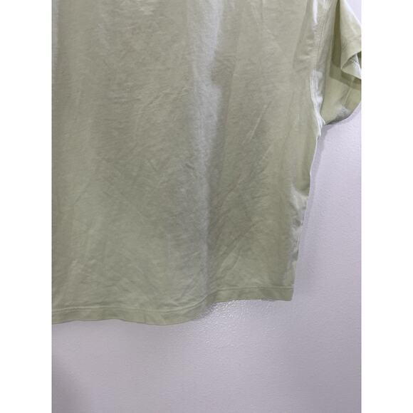 Lululemon Crewneck T-Shirt 8 Workout Pilates Basic Gym Minimalist Stretch Green - Picture 9 of 12